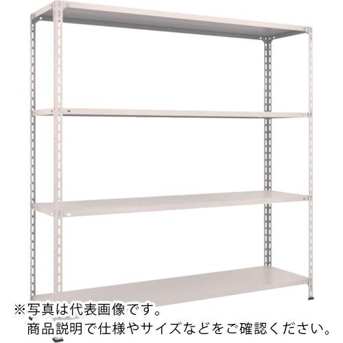 【SALE必要経費】TRUSCO ( トラスコ中山 ) スチール写真仕合わせ 軽さ棚開放的型 W1800XD450XH1800 4段 ネオ薄墨色 ( 66X-14 NG(ﾈｵｸﾞﾚｰ) )