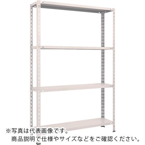 TRUSCO ( トラスコ中山 ) スチール写真仕合わせ 軽さ棚 中棚雄捻子受け答え型1200X300X1800 4段 ネオ薄墨色 ( L64V-14 NG(ﾈｵｸﾞﾚｰ) )