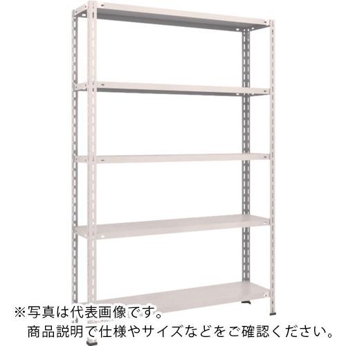TRUSCO ( トラスコ中山 ) スチール写真仕合わせ 軽さ棚 中棚雄捻子受け答え型1200X300X1800 5段 ネオ薄墨色 ( L64V-15 NG(ﾈｵｸﾞﾚｰ) )