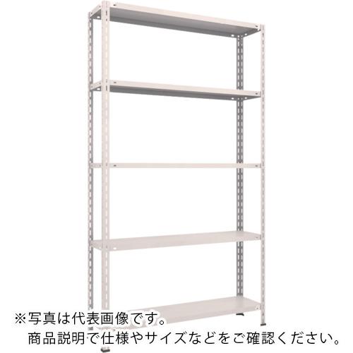 TRUSCO ( トラスコ中山 ) スチール写真仕合わせ 軽さ棚 中棚雄捻子受け答え型1200X300X2100 5段 ネオ薄墨色 ( L74V-15 NG(ﾈｵｸﾞﾚｰ) )