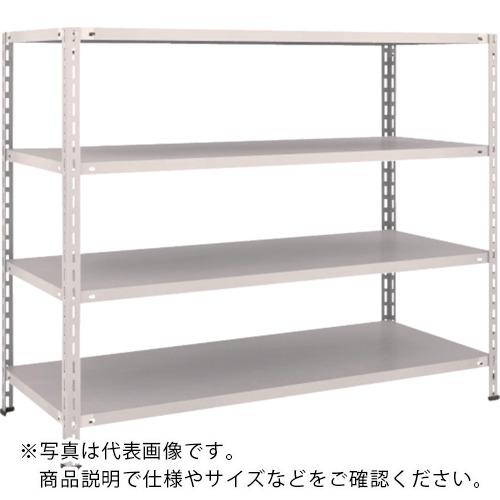 【SALE必要経費】TRUSCO ( トラスコ中山 ) スチール写真仕合わせ 軽さ棚 中棚雄捻子受け答え型1500X600X1200 4段 ネオ薄墨色 ( L45W-14 NG(ﾈｵｸﾞﾚｰ) )