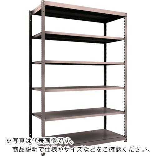 TRUSCO ( トラスコ中山 ) スチールラック M1.5型軽中量棚 1460×595×H2100 6段単体 ネオグレー ( M1.5-7566 NG(ﾈｵｸﾞﾚｰ) )