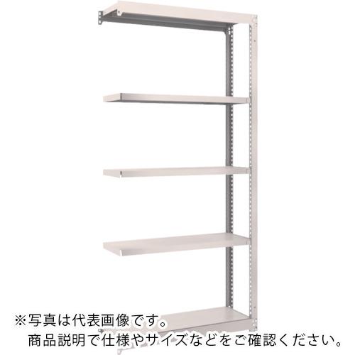 TRUSCO ( トラスコ中山 ) スチールラック M1.5型軽中量棚 860×295×H1800 5段連結 ネオグレー ( M1.5-6335B NG(ﾈｵｸﾞﾚｰ) )
