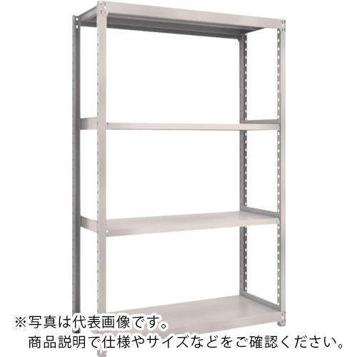 TRUSCO ( トラスコ中山 ) スチールラック M2型軽中量棚 1160X450XH2100 4段 単体 ネオグレー ( M2-7444 NG(ﾈｵｸﾞﾚｰ) )