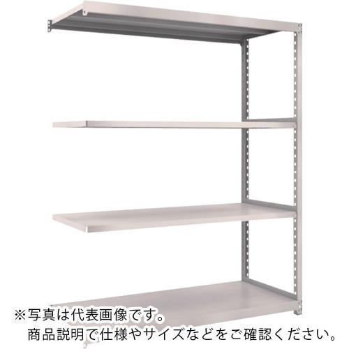 TRUSCO ( トラスコ中山 ) スチールラック M2型軽中量棚 1460X600XH2100 4段 連結 ネオグレー ( M2-7564B NG(ﾈｵｸﾞﾚｰ) )