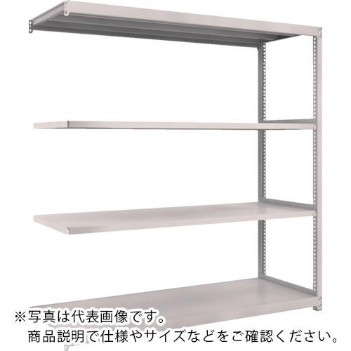 【SALE通貨価値】TRUSCO ( トラスコ中山 ) スチール写真仕合わせ M2型軽中量棚 1760X600XH2100 4段 繋ぎ合わせる ネオ薄墨色 ( M2-7664B NG(ﾈｵｸﾞﾚｰ) )