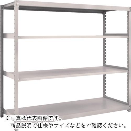 TRUSCO ( トラスコ中山 ) スチールラック M2型軽中量棚 1760×880×H1500 4段 単体 ネオグレー ( M2-5694 )