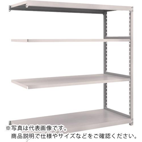 TRUSCO ( トラスコ中山 ) スチールラック M2型軽中量棚 1460×880×H1500 4段 連結 ネオグレー ( M2-5594B )