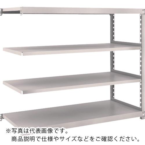 TRUSCO ( トラスコ中山 ) スチールラック M2型軽中量棚 1460×880×H1200 4段 連結 ネオグレー ( M2-4594B )