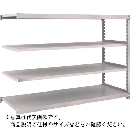 TRUSCO ( トラスコ中山 ) スチールラック M2型軽中量棚 1760×880×H1200 4段 連結 ネオグレー ( M2-4694B )