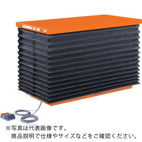 TRUSCO ( トラスコ中山 ) テーブルリフト1000kg 油圧式 750X1350X155~1015 蛇腹付 昇降速度(秒)47/39(50Hz/60Hz) ( HDL-100-0713J-B )
