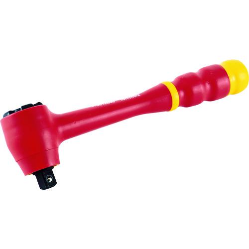 TRUSCO ( トラスコ中山 ) 絶縁ラチェットハンドル 3/8 ( TZRH-3 )|Orange Tool Tokiwa