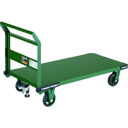 TRUSCO ( トラスコ中山 ) 鋼鉄製運搬車 1200X600 Φ150鋳物車輪 Lストッパー付 ( OH-2LSS )|Orange Tool Tokiwa