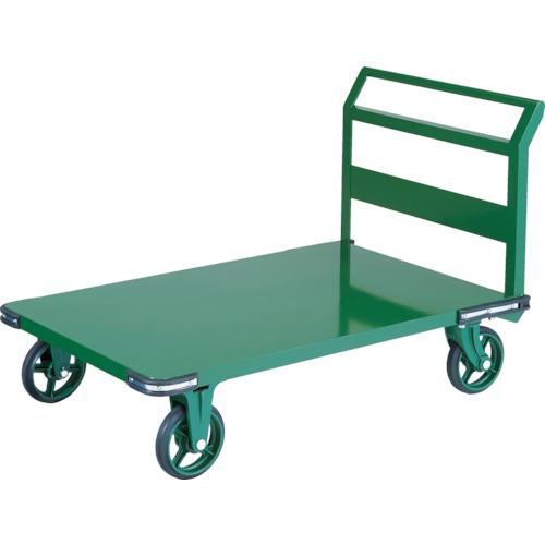 TRUSCO ( トラスコ中山 ) 鋼鉄製運搬車 800X450 ハンドル側自在車 鋳物車輪 ( OH-3R )|Orange Tool Tokiwa