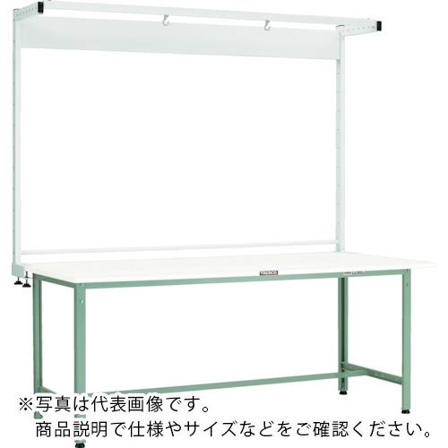 TRUSCO ( トラスコ中山 ) 軽荷重作業台(300kg)AE型 1800X750XH1948(全高) ツールハンガー付 ダークグレー色 ( AE-1800THN DG )