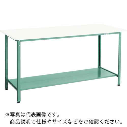 TRUSCO ( トラスコ中山 ) 軽荷重立作業台(300kg)HAE型 1800X750XH900 下棚2枚付 ホワイト色 ( HRAE-1800LT2 W )｜Orange Tool Tokiwa
