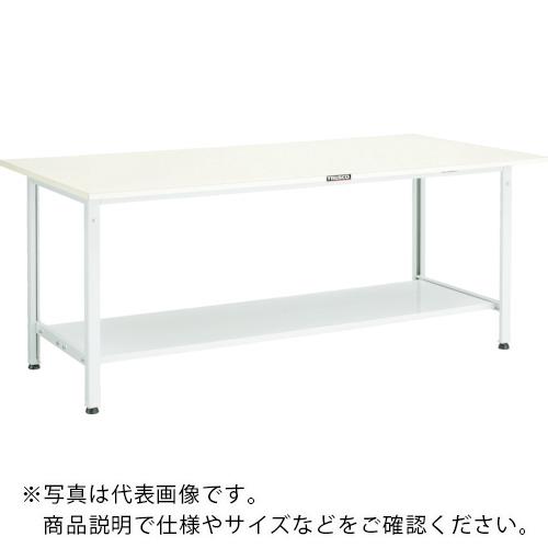 TRUSCO ( トラスコ中山 ) 軽荷重作業台(300kg)AE型 1800X750XH740 下棚2枚付 グリーン色 ( SAE-1800LT2 )｜Orange Tool Tokiwa