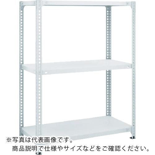 TRUSCO ( トラスコ中山 ) スチールラック SBL型抗菌塗装セミボルトレス軽量棚 W875XD600XH1200 3段 W色 ( SBL-4363-W )