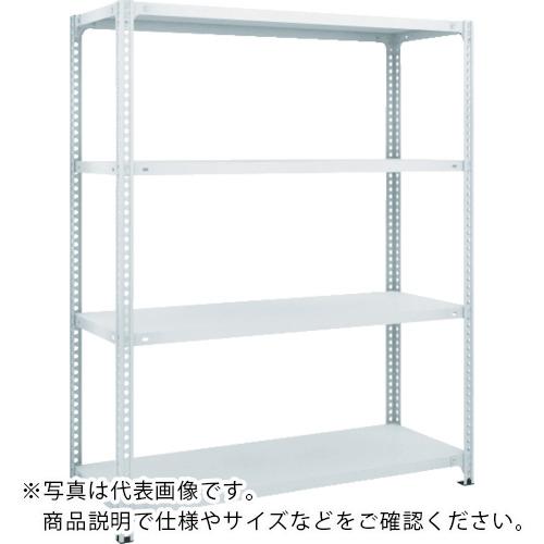 TRUSCO ( トラスコ中山 ) スチールラック SBL型抗菌塗装セミボルトレス軽量棚 W875XD300XH1500 4段 W色 ( SBL-5334-W )