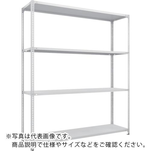 TRUSCO ( トラスコ中山 ) スチール写真仕合わせ SBL型抗菌ペンキ塗りセミボルトレス軽さ棚 W1800XD300XH2100 4段 W色 ( SBL-7634-W ) DIY・工具-その他