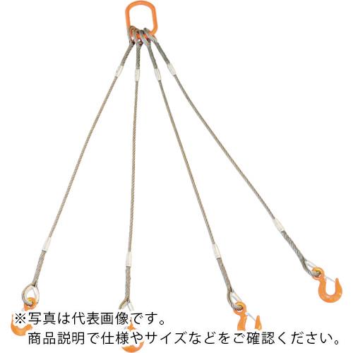 TRUSCO ( トラスコ中山 ) 4本吊りWスリング フック付き 12mmX1.5m ( GRE-4P-12S1.5 )｜Orange Tool Tokiwa