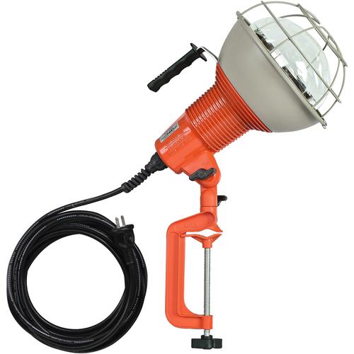 ハタヤ ( ハタヤリミテッド ) 防雨型作業灯 リフレクターランプ500W 100V電線5m バイス付 ( RG-505 )