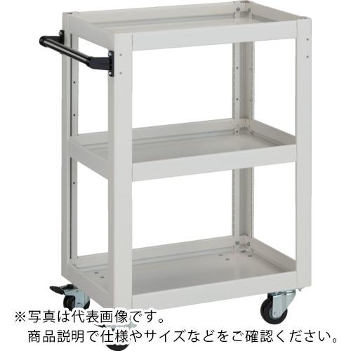 TRUSCO ( トラスコ中山 ) ツールワゴン ドルフィン 高さ調節式 W600 4輪自在 ウレタン車輪 ホワイト ( DLWS-A963UJ-W )｜Orange Tool Tokiwa