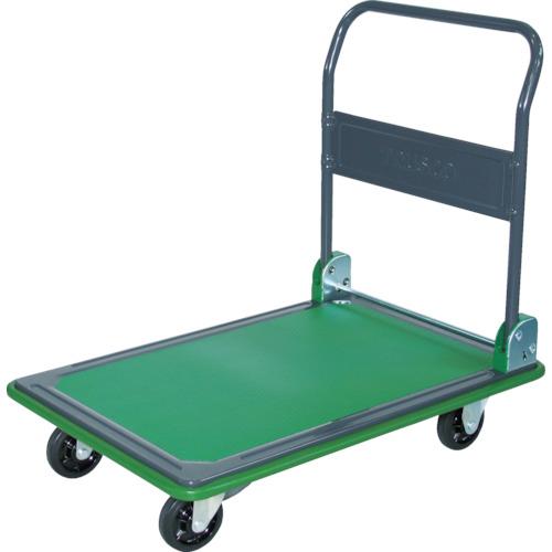 【SALE価格】TRUSCO ( トラスコ中山 ) ハイグレード省音運搬車 折りたたみ式 946X646 ( T301SGY )