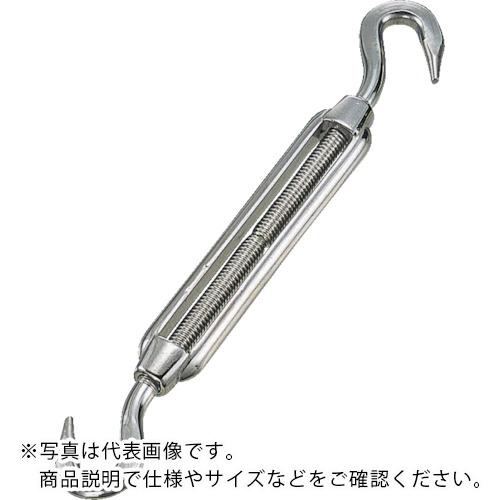 TRUSCO ( トラスコ中山 ) ステンレス製 枠式ターンバックル フック&フックタイプ ねじ径M20 (1個入) ( TTB-19H )