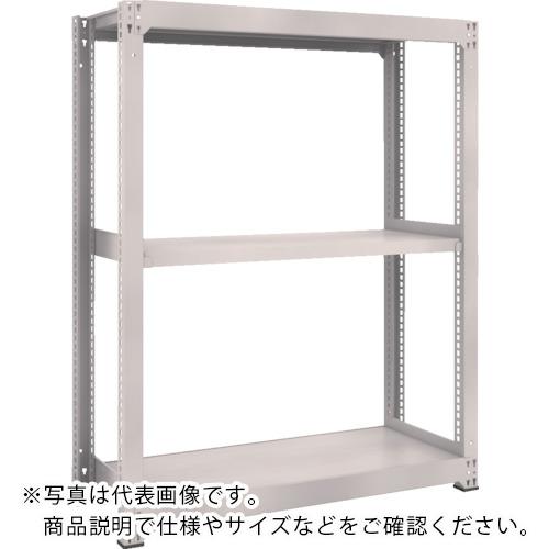 TRUSCO ( トラスコ中山 ) スチール写真仕合わせ M3型中量棚 1500×1121×H1500 3段 単体 ネオ薄墨色 ( M3-55123 NG )