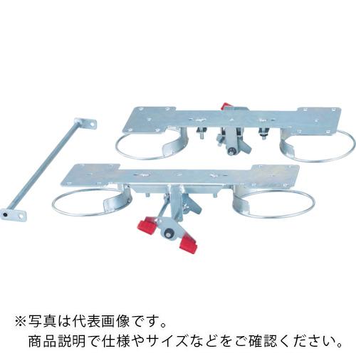 TRUSCO ( トラスコ中山 ) 押し付ける製手押し車 ドンキーカート用輪っか式ストッパー 自在4輪用 ( 100JRS-4 ) 花・ガーデン・DIY-DIY・工具-物流・運搬器具