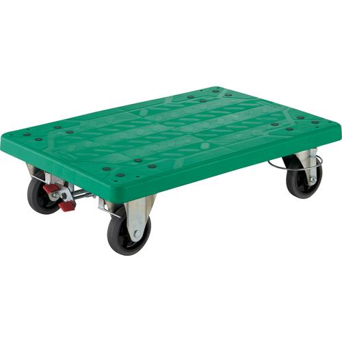 TRUSCO ( トラスコ中山 ) 樹脂製平台車 グランカート 4輪自在リングストッパー付 均等荷重200kg ( TP-715JRS-4 )
