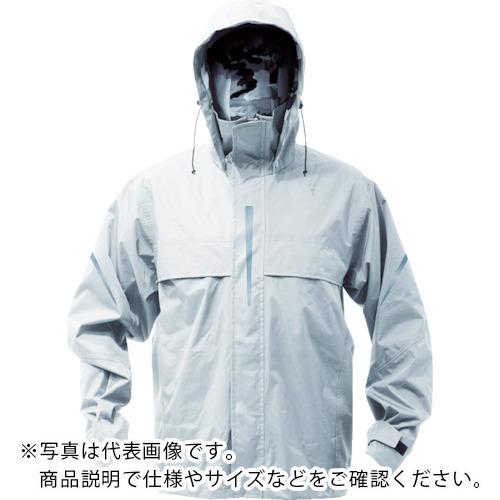 TRUSCO ( トラスコ中山 ) ベンチレーション(通気口)付レインスーツ シルバー 3L ( TRW360-71-3L )
