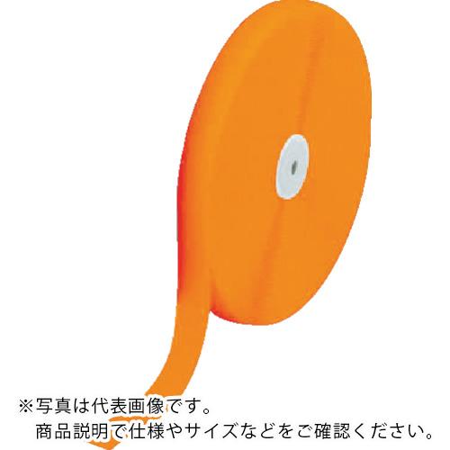 TRUSCO ( トラスコ中山 ) マジックテープ 縫製用B側 25mm×25m 蛍光オレンジ ( TMBH-2525-LOR )