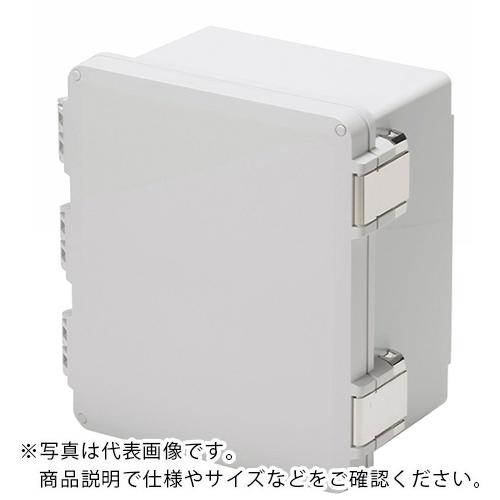 タカチ ( タカチ電機産業 ) 高甚だしい型雨合羽開閉式ポリカーボネートボックス 白いこと薄墨色 ( UPC283318G ) 【製造業者取寄】