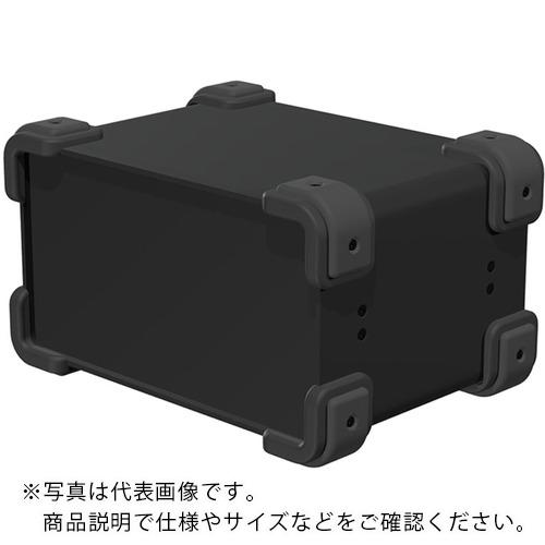 タカチ ( タカチ電機工業 ) コーナーガード付アルミケース ブラック/ブラック ( UCG22-12-16BB ) (株)タカチ電機工業 【メーカー取寄】