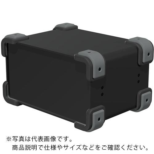 タカチ ( タカチ電機工業 ) コーナーガード付アルミケース ブラック/グレー ( UCG22-12-16BG ) (株)タカチ電機工業 【メーカー取寄】