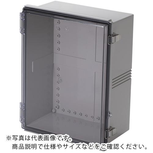タカチ ( タカチ電機工業 ) 防水・防塵ボックス 透明/ホワイトグレー 350×450×201 ( BCAP354520T ) (株)タカチ電機工業 【メーカー取寄】