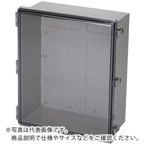 タカチ ( タカチ電機工業 ) 防水・防塵ボックス 透明/ホワイトグレー 530×630×255 ( BCAP506025T ) (株)タカチ電機工業 【メーカー取寄】