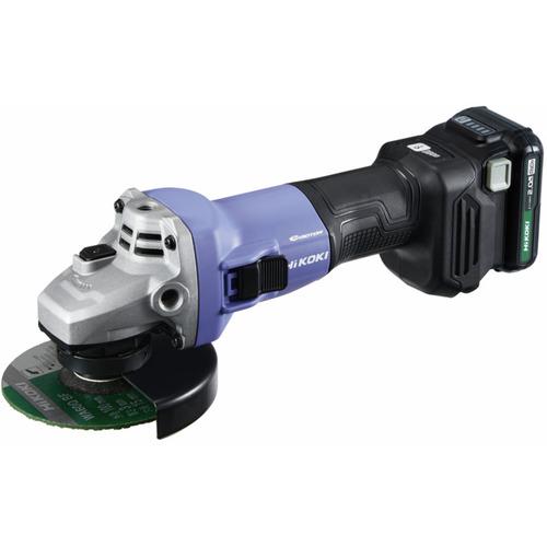 HiKOKI ( 工機ホールディングス ) コードレスディスクグラインダ 10.8V ブレーキ付 100mm セット品 ( FG1210DA(BS) )