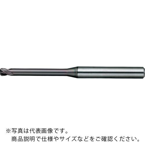 NS ( 日進工具 ) 無限コーティングプレミアム高硬度用4枚刃ロングネックラジアスエンドミル ( MHRH430R6XR0.2X40 ) 日進工具(株)