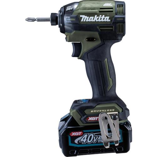 マキタ 申し受ける式インパクトドライバ 40Vmax 220N・m オリーブ 2.5Ah (本体・バッテリ×2・申し受ける器・容れもの付) ( TD002GRDXO )