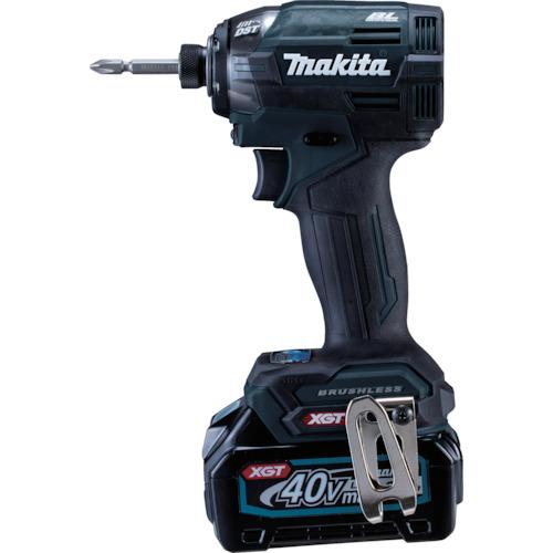 マキタ 申し受ける式インパクトドライバ 40Vmax 220N・m 黒 2.5Ah (本体・バッテリ×2・申し受ける器・容れもの付) ( TD002GRDXB )