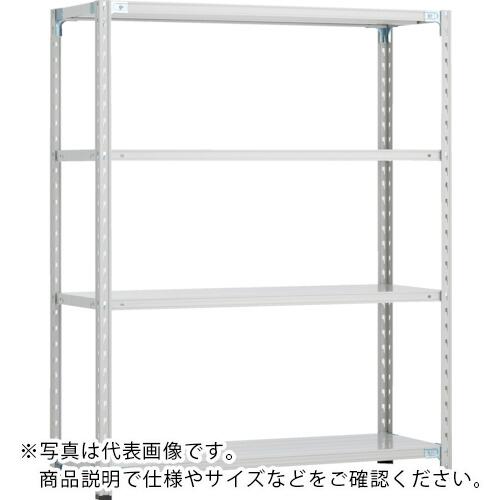 TRUSCO ( トラスコ中山 ) CB型セミボルトレス軽中量棚 1200X600XH1500 4段 WG色 ( CB-5464-WG )