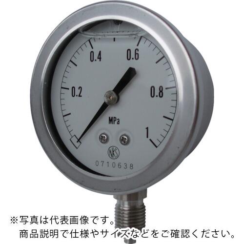 長野 ( 長野計器 ) グリセリン入圧力計 圧力レンジ(MPa):0.0~5.00 ( GV50-123-5.0MP )