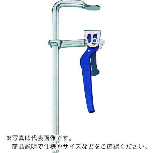 【SALE通貨価値】BONDHUS ( ボンダス ) ラチェット式L型レバークランプ 最大口開200×フトコロ100粍 ( 49020 )