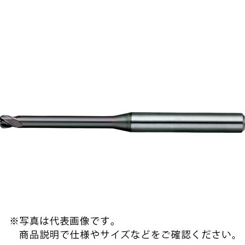 NS ( 日進工具 ) 無限コーティングプレミアム高硬度用4枚刃ロングネックラジアスエンドミル ( MHRH430R6XR1X30 ) 日進工具(株)