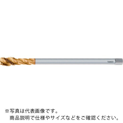 【SALE通貨価値】田野井製造所 チタン上塗り・T渦巻き水道栓・ステンレス鋼用 M12×1.75 GT8 25010 ( TIN-TSP-SUS M12X1.75 GT8 ) 【5本書き割り】