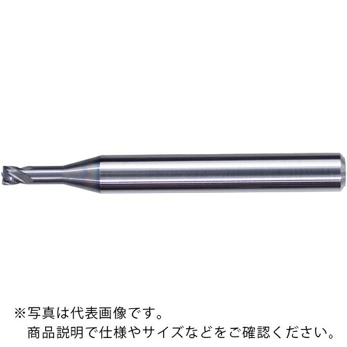 NS ( 日進手道具 ) 高硬度鋼処理用 高確かさ4枚刃ロングネックラジアスエンドミル MHRSH430RSF ( MHRSH430RSF6XR0.1X12 )