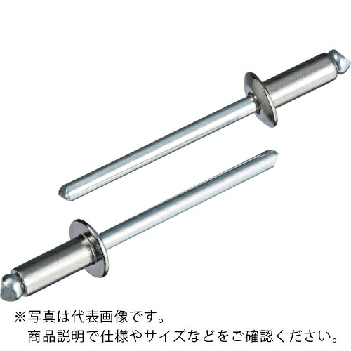 エビ ( ロブテックス ) ブラインドリベット(丸頭) ステンレス/スティール製 6-2(1000本入) ( LSS62 ) (株)ロブテックス